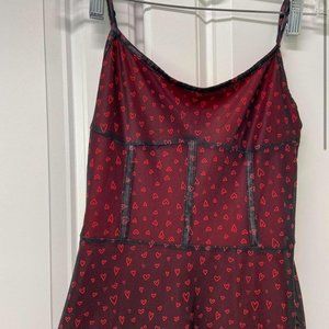 Tiger Mist Women's Red and Black Dress